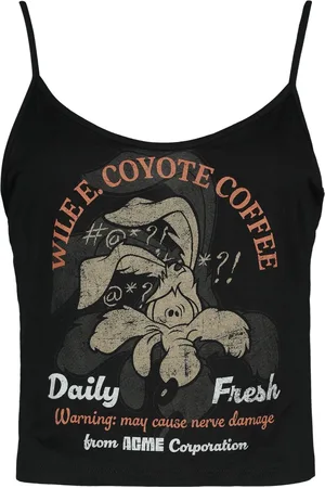 LOONEY TUNES Coyote - Coffee Girl-Top