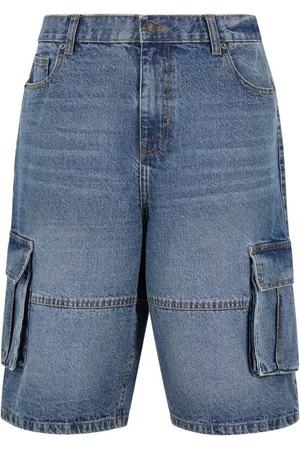 Urban classics Relaxed Denim Cargo Shorts Shorts