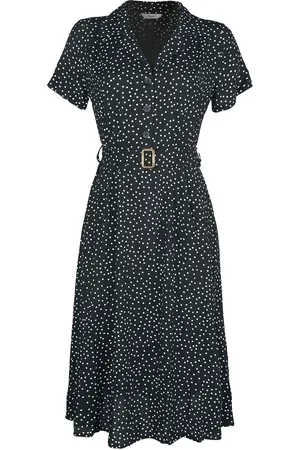 Banned Retro Black Spot Dress Kleid