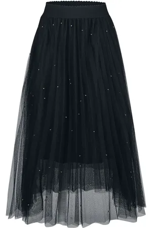 Banned Retro Sophia Stud Net Skirt Rock