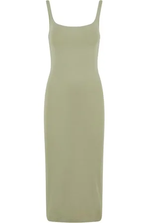 Urban classics Ladies Basic Long Cotton Jersey Dress Kleid