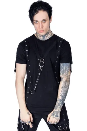 Poizen Industries THADDEUS TOP MENS BLACK T-Shirt