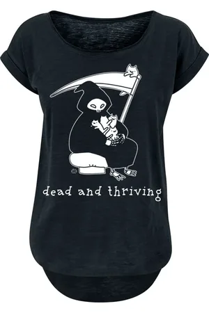 Goodie Two Sleeves Dead And Thriving Girl-Shirt