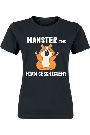 Sprüche Hamster ins Hirn geschissen? Girl-Shirt