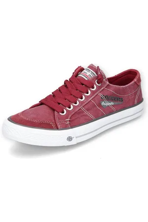 Dockers Washed Canvas Sneaker Red Sneaker