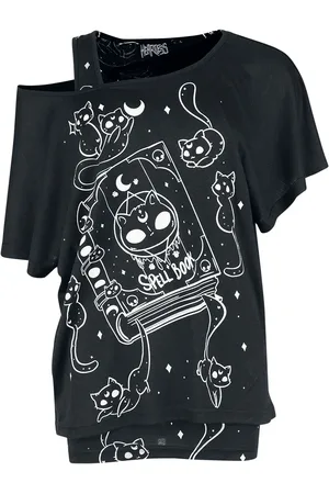 Heartless Kitty Spellbook Top Girl-Shirt