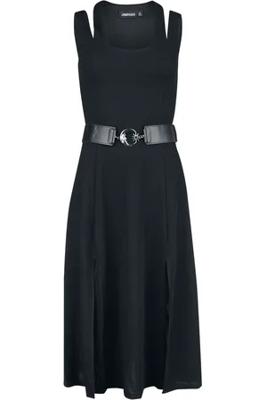 Jawbreaker Midi Dress With Shoulder Slashes Kleid