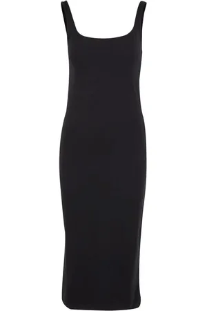 Urban classics Ladies Basic Long Cotton Jersey Dress Kleid