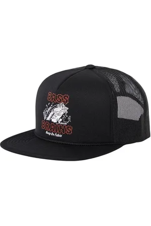 Brixton Bass Brains Gone Fishin Trucker Hat Snapback-Cap