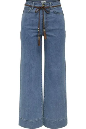 ONLY ONLMADISON HW BELT WIDE CROP DNM GUA Girl-Jeans