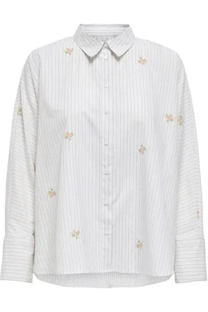 ONLY ONLJOELLA GRACE L/S EMB SHIRT OX WVN Girl-Hemd