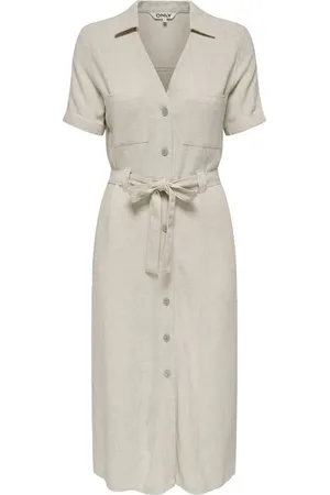 ONLY ONLSIESTA SS LIN BL SHIRT DRESS PNT NOOS Kleid