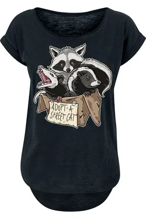 Tierisch Adopt A Street Cat Girl-Shirt
