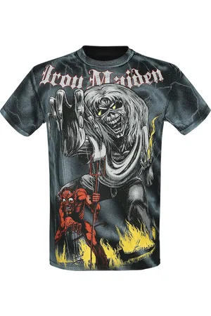 Iron Maiden Sketched Number Of The Beast T-Shirt
