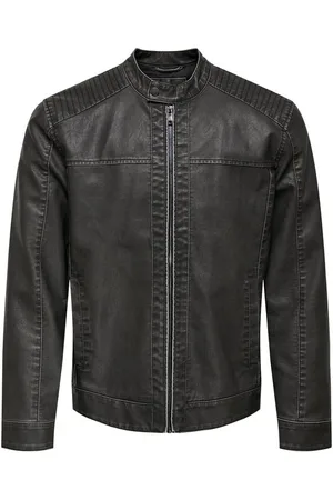 Only & Sons ONSMIKE PU RACER JACKET OTW NOOS Kunstlederjacke