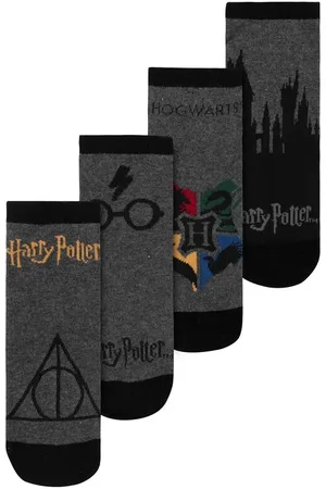 Harry Potter Hogwarts - Logo - Heiligtümer des Todes - 4er Set Socken