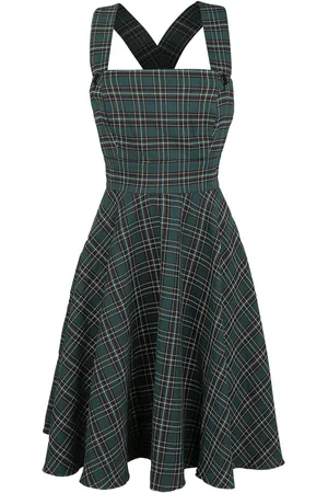 Hell Bunny Peebles Pinafore Dress Kleid