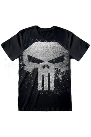 The Punisher Punisher Skull With Metallic Ink FB T-Shirt