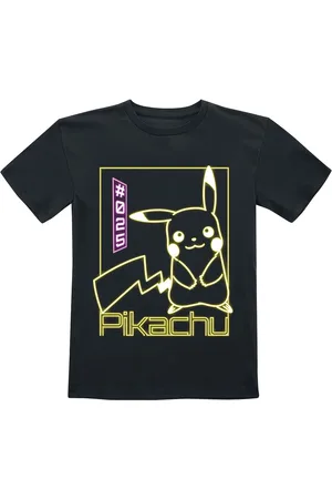 Pokemon Kids - Pikachu Neon Kinder-Shirt