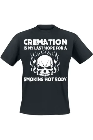 Sprüche Smoking Hot Body T-Shirt