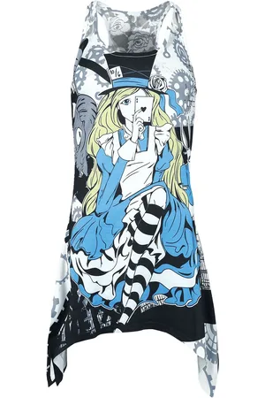 Innocent Steampunk Alice Lace Panel Vest Girl-Top