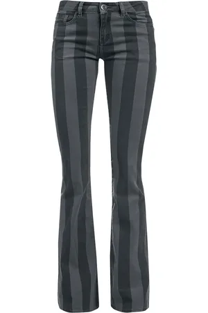 Gothicana Grace - gestreifte Hose Girl-Hose