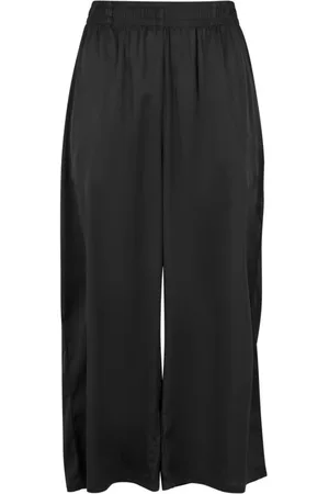 Urban classics Ladies Satin Wide Leg Culotte Girl-Hose