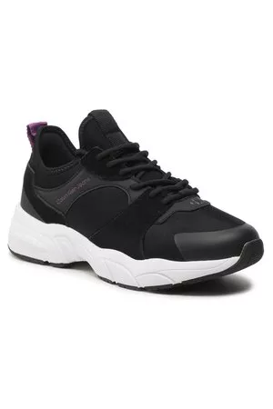 Calvin Klein Sneakers - Retro Tennis Sock W YW0YW00892 Black/Amethyst 00Y