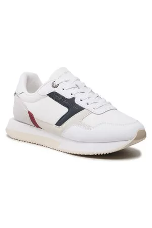 Tommy Hilfiger Sneakers - Essential Th Runner FW0FW06947 White/Rwb 0K9