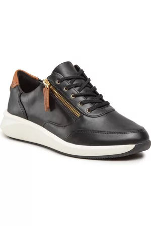 Clarks Damen Sneakers - Sneakers - Un Rio Zip 261680184 Black Leather