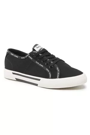 Pepe Jeans Sneakers aus Stoff - Brady Rib W PLS31437 Black 999