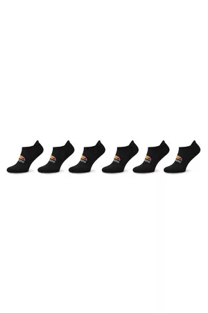 Ellesse Socken & Strümpfe - 6er-Set niedrige Unisex-Socken - Reban Trainer Linear SBMA2301 Black 011