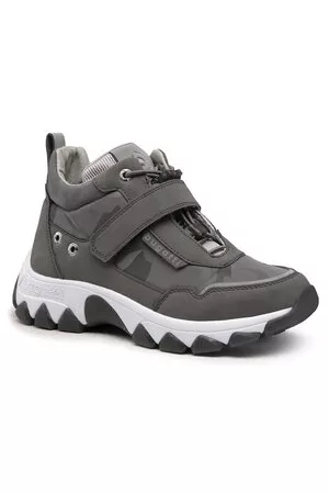 Bugatti Damen Flache Sneakers - Sneakers - 432-95233-5569 Dark Grey/Trends 1180