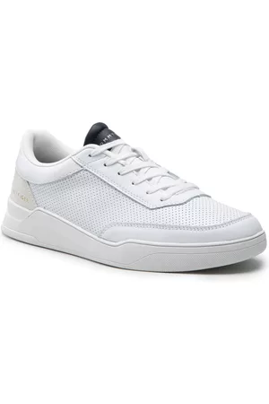 Tommy Hilfiger Sneakers - Elevated Cupsole Perf Lather FM0FM04145 White YBR