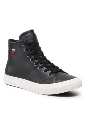 Tommy Hilfiger Sneakers - Th Hi Vulc Street Leather FM0FM04739 Black BDS