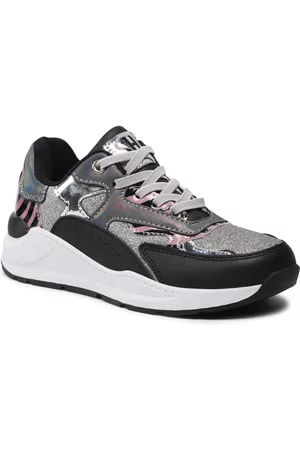 SHONE Mädchen Sneakers - Sneakers - 3526-018 Silver