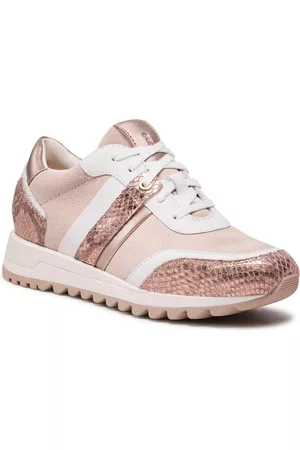 Geox Sneakers - D Tabelya A D16AQA 085RY C1ZH8 White/Rose Gold