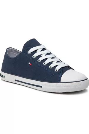 Tommy Hilfiger Sportschuhe - Low Cut Lace-Up Sneaker T3X4-32207-0890 S Blue 800
