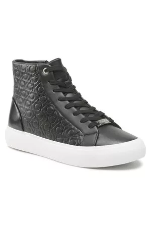 Calvin Klein Sneakers - Vulc High Top Mono Mix HW0HW01374 Seasonal Black Mono 0GK