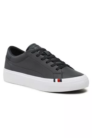 Tommy Hilfiger Sneakers - Elevated Vulc Leather Low FM0FM048 Desert Sky DW5