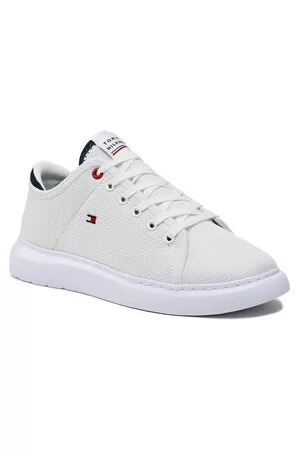 Tommy Hilfiger Sneakers - Lightweight Textile Cupsole FM0FM04426 White YBS