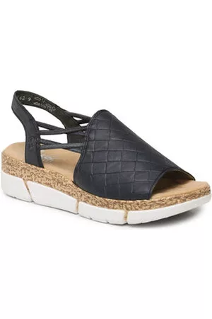 Rieker Damen Sandalen - Sandalen - V2368-14 Blau