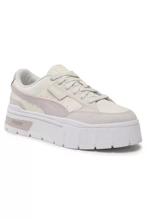 PUMA Damen Sneakers - Sneakers - Mayze Stack Luxe Wns 9853 01 Marshmallow/Marble