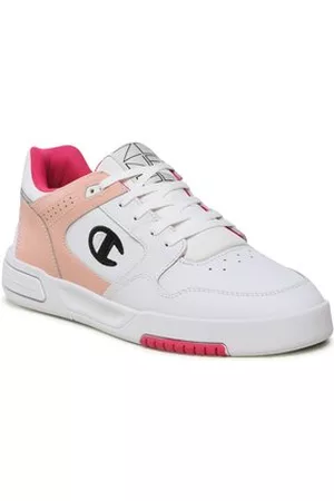 Champion Damen Flache Sneakers - Sneakers - Z80 Low S11451-CHA-WW001 Wht/Nbk/Pink