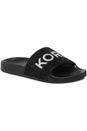 Michael Kors Damen Clogs & Pantoletten - Pantoletten - Gilmore Slide 40S3GMFA1D Black