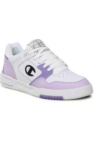 Champion Damen Flache Sneakers - Sneakers - Z80 Low S11451-CHA-WW006 Wht/Violet