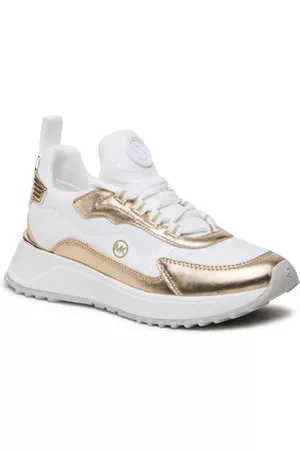 Michael Kors Damen Flache Sneakers - Sneakers - Theo Sport 43S3THFS9D Pl Gld Multi