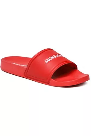 JACK & JONES Herren Clogs & Pantoletten - Pantoletten - 12212511 Barbados Cherry 4165376