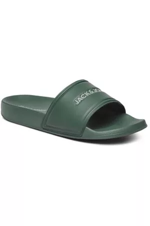 JACK & JONES Herren Clogs & Pantoletten - Pantoletten - 12212511 Trekking Green 3913625