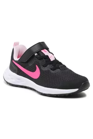 Nike Mädchen Schuhe - Schuhe - Revolution 6 Nn (PSV) DD1095 007 Black/Hyper Pink/Pink Foam